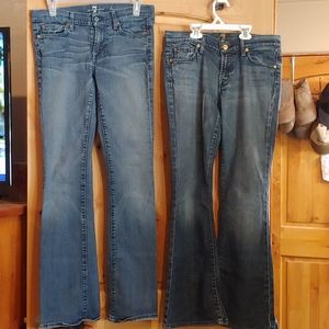 7 For All Mankind Lot of 2 7FAM jeans 28